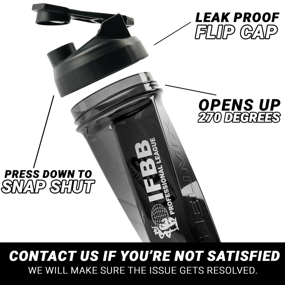 Shatterproof, top-rack dishwasher safe Helimix bottle