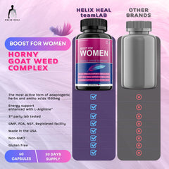 Top view of bottle and ingredient list