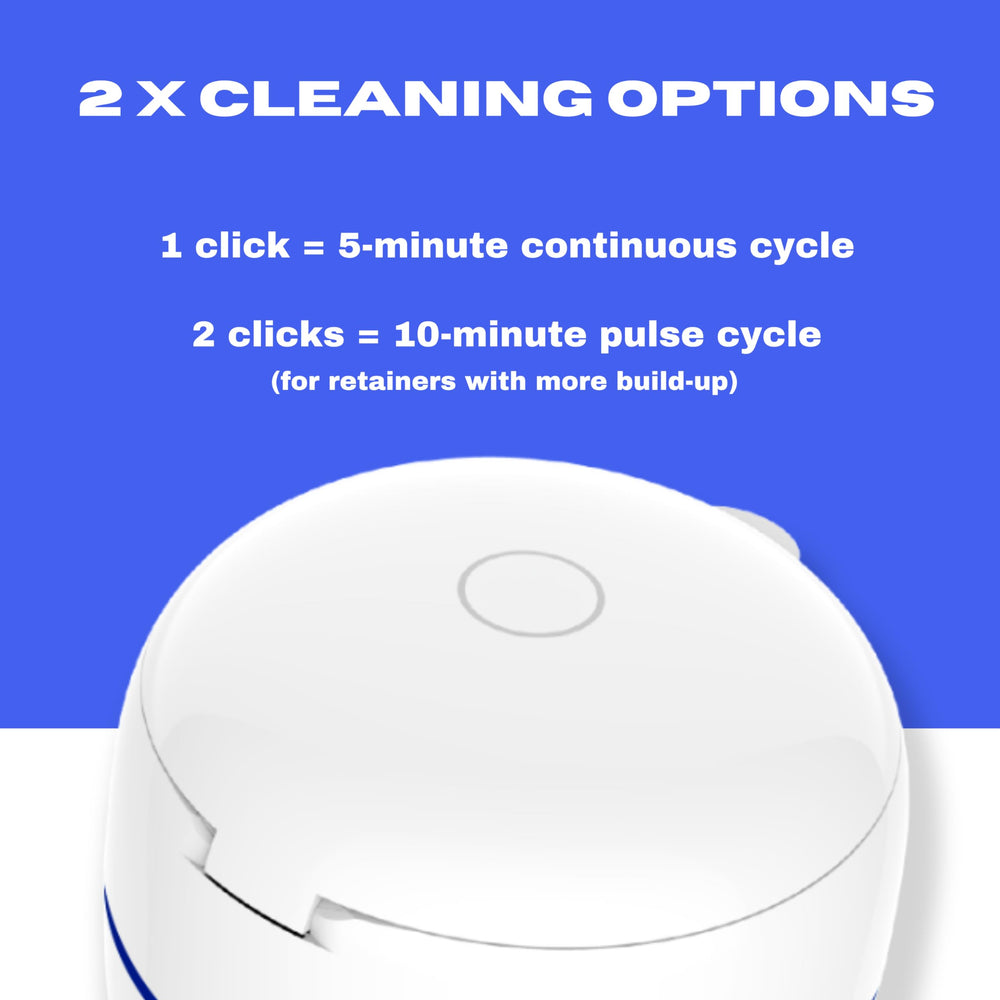 Aligners in Hello Bright cleaning pod