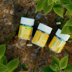 Lemon balm and rhodiola ingredients in Hello Calm