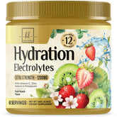 Hello Lovely Hydration Electrolyte Drink Mix tub front view for daily hydration