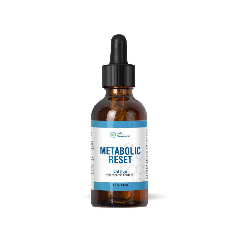 HelloPharmacist Metabolic Reset HCG Drops bottle – 2 oz (60 mL)