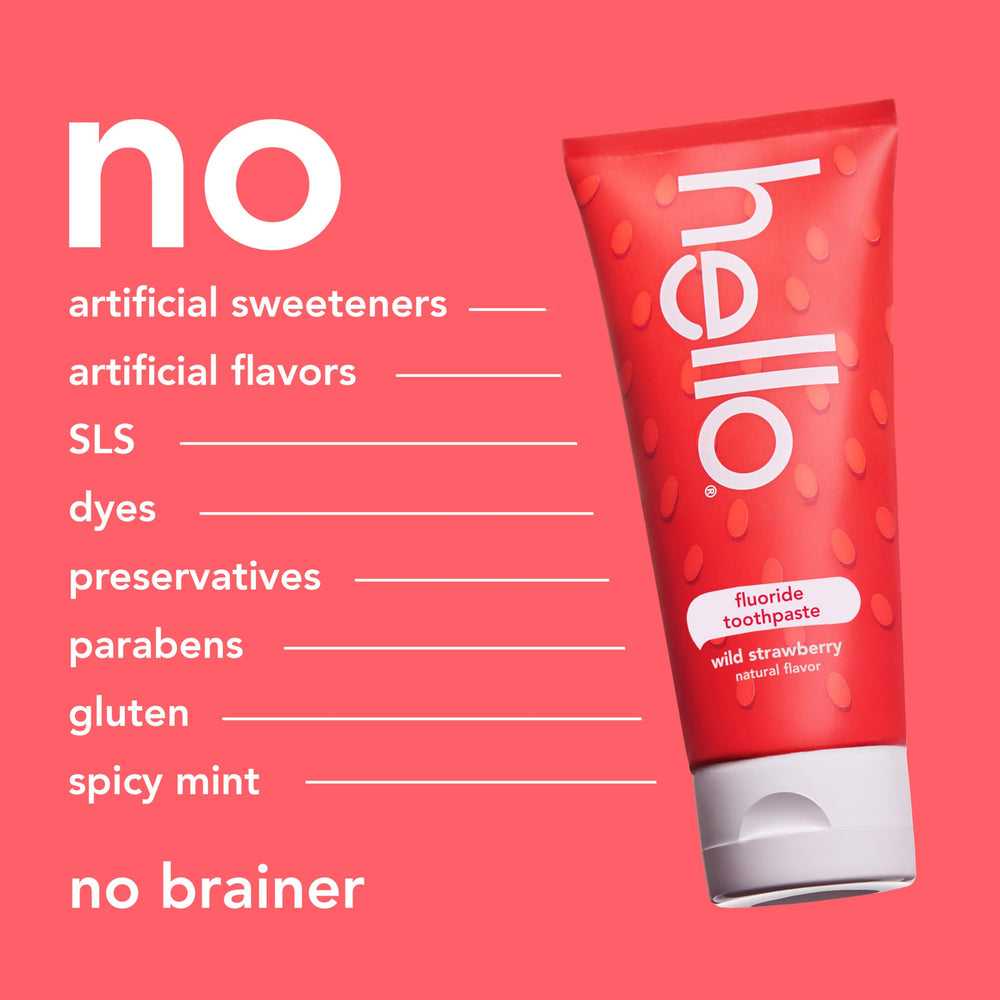 ADA approved fluoride toothpaste helps prevent cavities and strengthens enamel