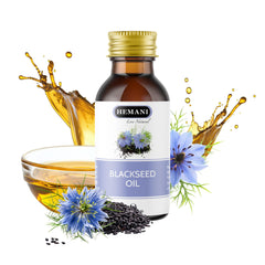 Hemani Black Seed Oil 30ml showing the bottle and dropper