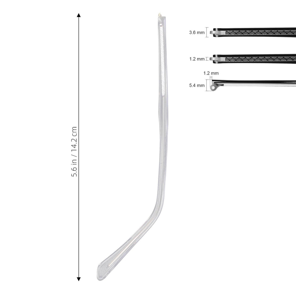 Universal-fit replacement arms for most eyeglasses and sunglasses