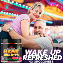 Gummy bears with Made in USA symbol