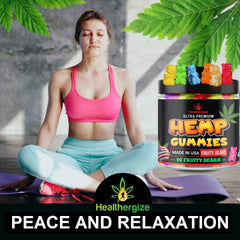 Non-dairy gluten-free hemp gummies product shot