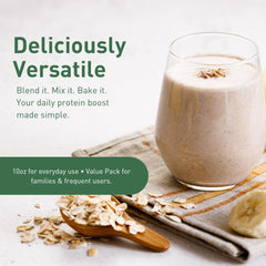 Hemplete Hemp Vegan Protein Powder dairy-free milk: enriches plant drinks with clean protein.