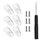 Replacement nose pads kit for Oakley and Tom Ford sunglasses (13x7mm), 3/5 pairs