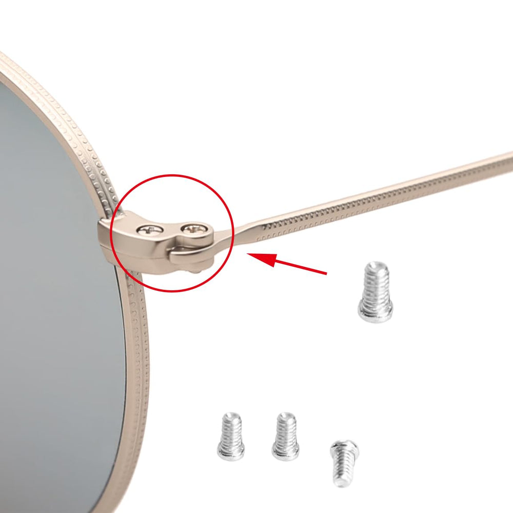 Twisted wire design screw for high grade glasses