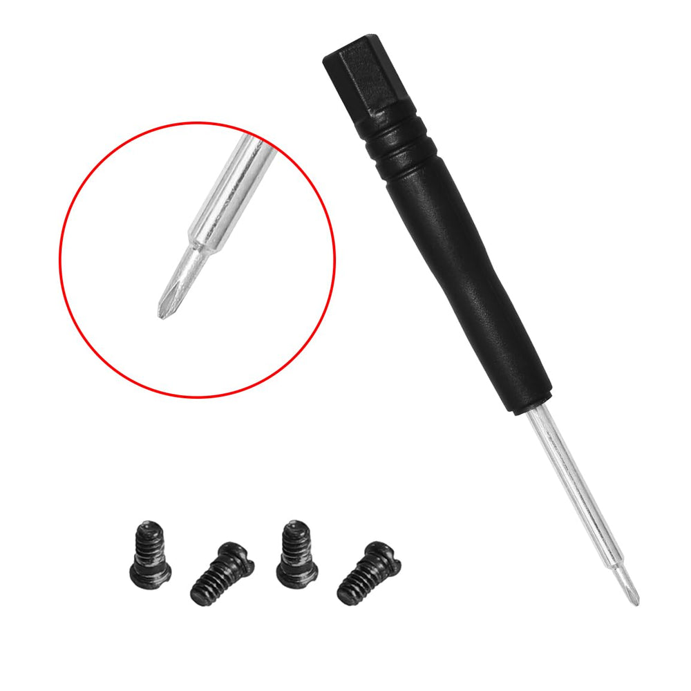 Twisted wire design screws for high-grade Ray Ban glasses