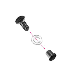 Hengfento2 screws replacement for PRADA eyeglasses gunmetal - image 4