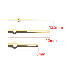 Hengfento2 watch hand set for Rolex Tudor, ETA movements, gold finish, close-up