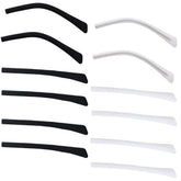Black silicone eyeglass end tip 7x69 mm