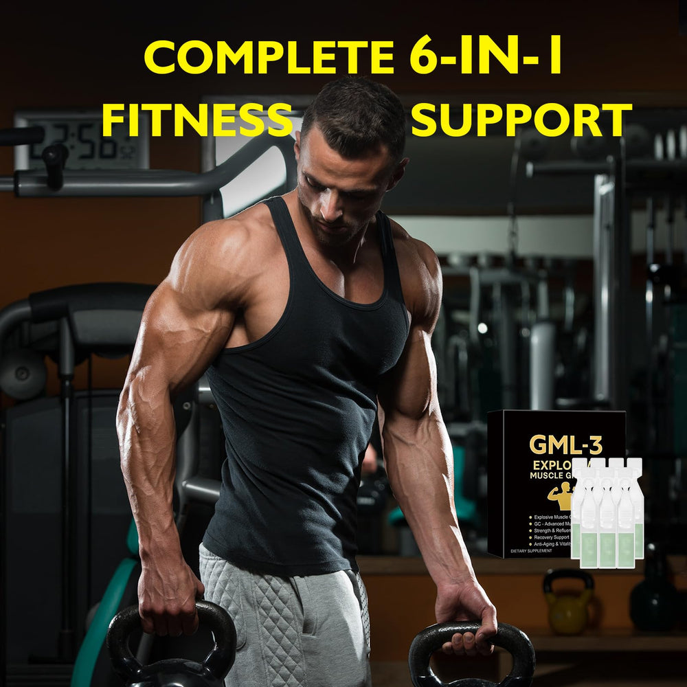 HENGRUNXIN GML-3 usage scene shows athlete taking a dose during training.