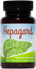 Hepagard bottle with natural liver support label
