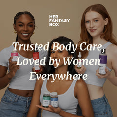Her Fantasy Box Body Magic energy-boost sign suggests gentle daily vitality