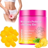 Front view of Her Juicy Premium Feminine Probiotics Gummies in Crimson packaging