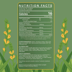 Lifestyle shot of a person taking a mullein gummy for breathing support