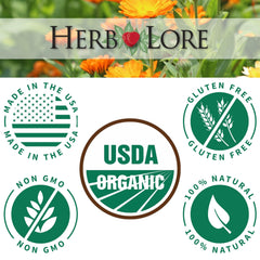 Close-up of GoodNight Tincture label showing organic certification