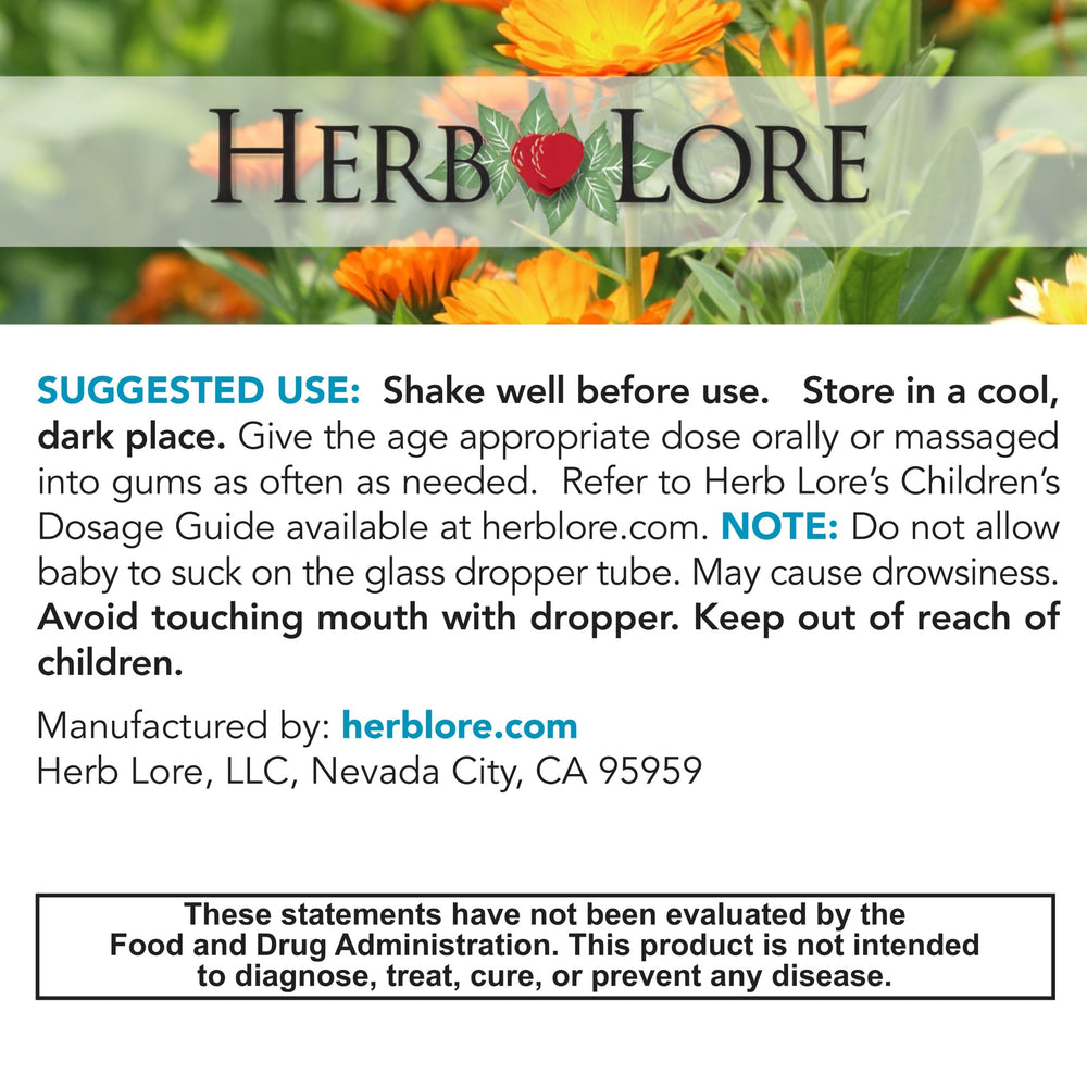 Organic herbs and organic vegetable glycerin used in the tincture