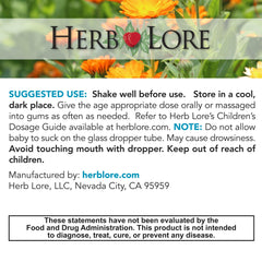 Organic herbs and organic vegetable glycerin used in the tincture