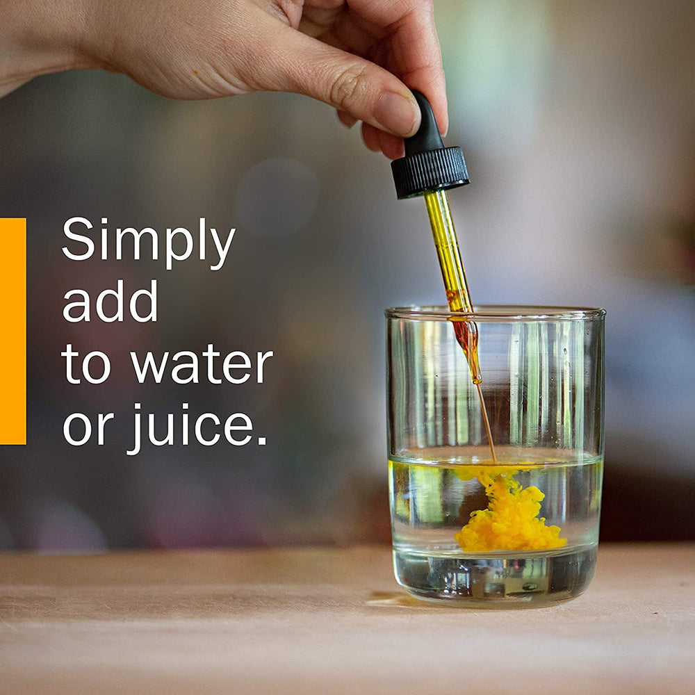 Herb Pharm Usnea liquid extract pour demonstrates easy daily detox dosing.