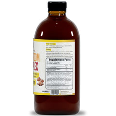 Herb To Body Mushroom Bitters bottle on counter boosts recipe versatility.
