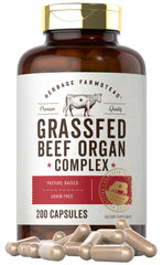 Carlyle Grass Fed Beef Organ Complex bottle - front view