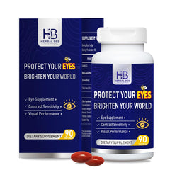 Herbal Bee Eye Softgels 90-count front view