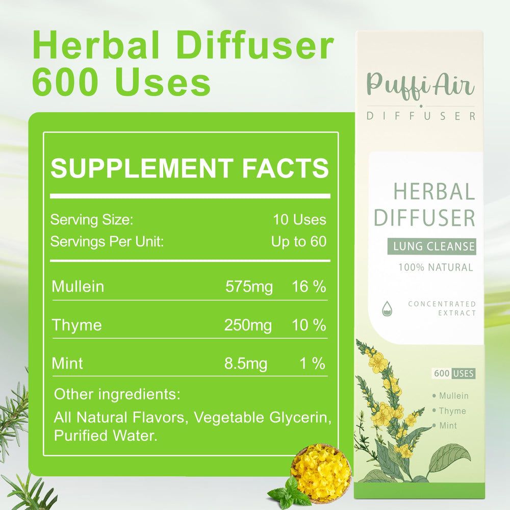 Three sticks in the herbal diffuser package