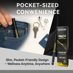 Compact, travel-friendly diffuser pen design