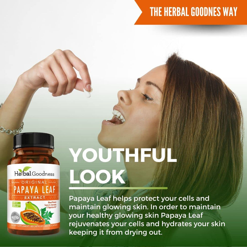 Herbal Goodness USA-made vegan capsules packaging