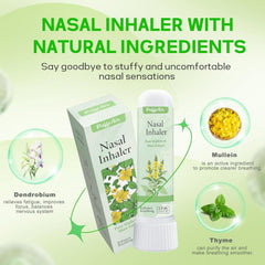 Herbal ingredients: mullein, thyme, and mint