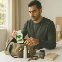 Illustration of organic herbs used in Herbal Lax formula