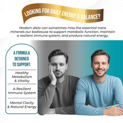 Herbal mineral blend featuring nettle and dandelion