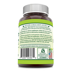Nutrition facts and ingredients for Herbal Secrets Boswellia Serrata 600 mg capsules