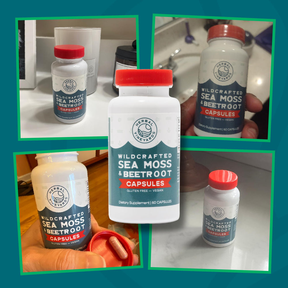 Vegan friendly, non-GMO seal on Herbal Vineyards product
