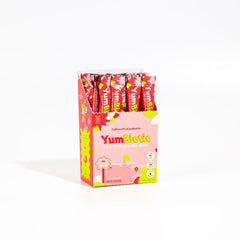 Herbaland YumBiotic Powder Stick – Strawberry Shake and Lemon Clementine flavors, vegan probiotic and prebiotic on-the-go.