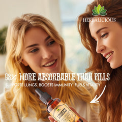 HERBALICIOUS licorice root extract product label front