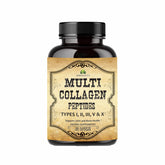 Herbalicious Multi Collagen Capsules bottle on white background