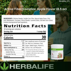Herbalife serving-size comparison next to common bottle showing compact travel-friendly size