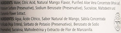 Herbal Aloe Drink packaging and 16 oz bottle