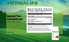 Herbalife Herbal Tea Concentrate served over ice for refreshing hydration.