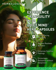 Close-up of Quiet Mind multi-herb ingredients