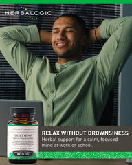 Herbalogic Quiet Mind product packaging