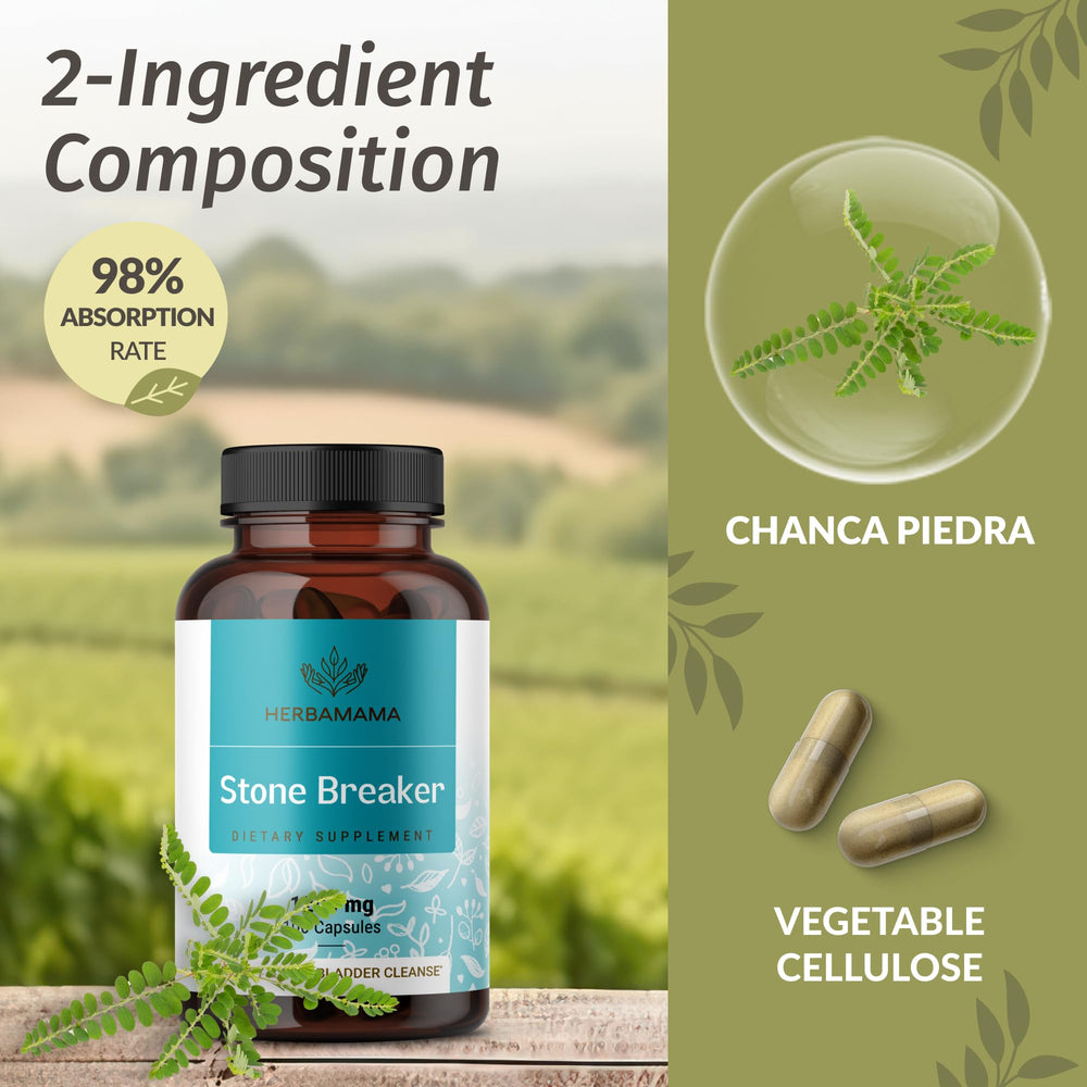 Close-up of CHANCA PIEDRA capsules