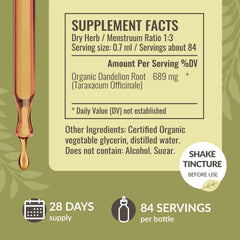 Dropper dispensing tincture into a glass