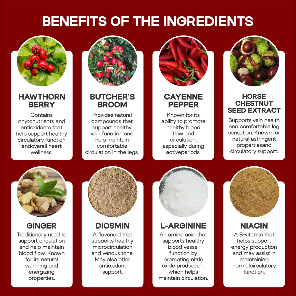 Graphic showing healthy veins and leg circulation