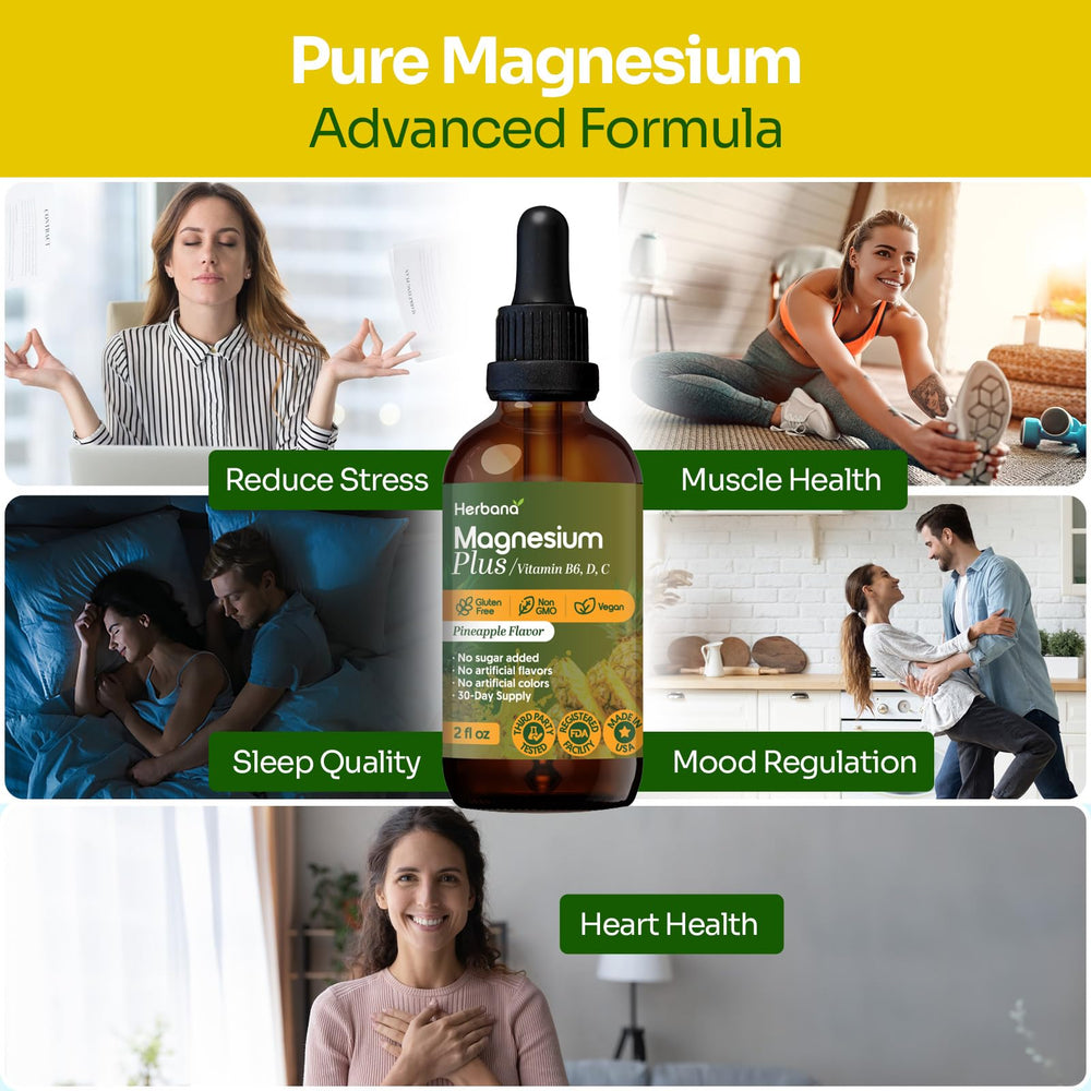 Dropper dispensing a small amount of magnesium drops for kids.